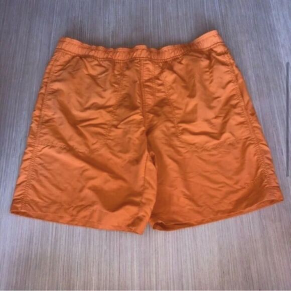 Men's Eddie Bauer Orange Swim Shorts - Picture 2 of 8